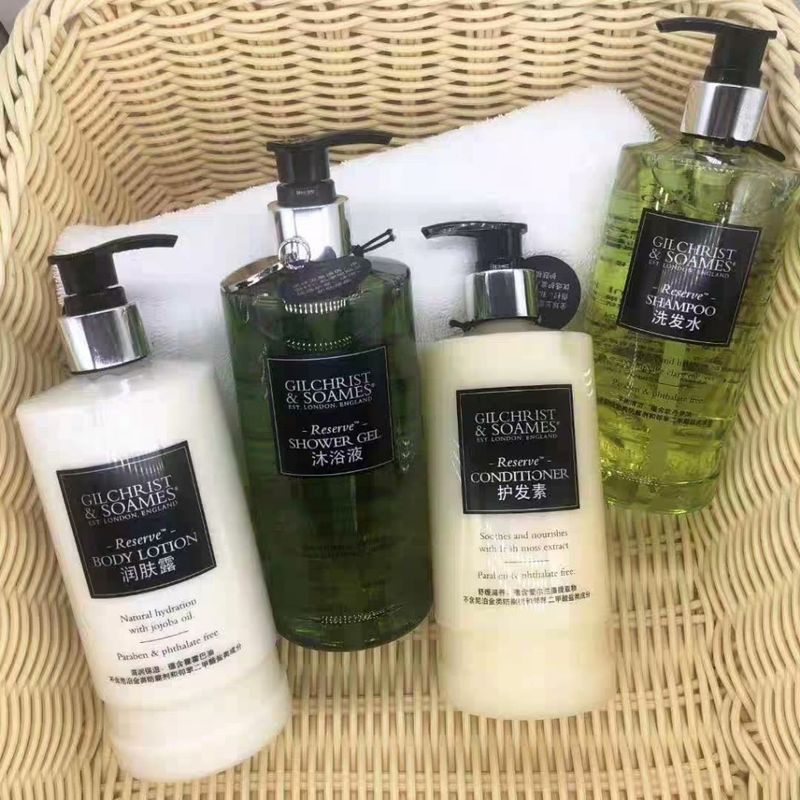 Gilchrist Soames Reserve 木質｜喜來登｜洗髮精 沐浴乳 潤絲精 身體乳｜458ml｜嗨寶洗浴用品