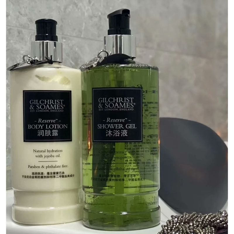 Gilchrist Soames Reserve 木質｜喜來登｜洗髮精 沐浴乳 潤絲精 身體乳｜458ml｜嗨寶洗浴用品