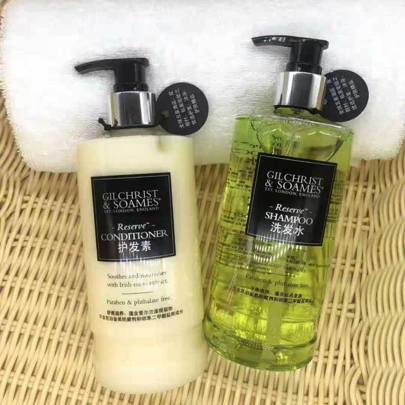 Gilchrist Soames Reserve 木質｜喜來登｜洗髮精 沐浴乳 潤絲精 身體乳｜458ml｜嗨寶洗浴用品
