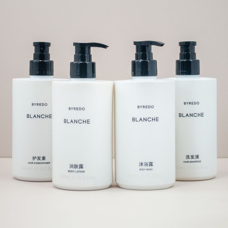 Byredo 百瑞德 白色浪漫｜洲際酒店｜洗髮精 沐浴乳 潤絲精 身體乳 肥皂｜450ML｜嗨寶洗浴用品