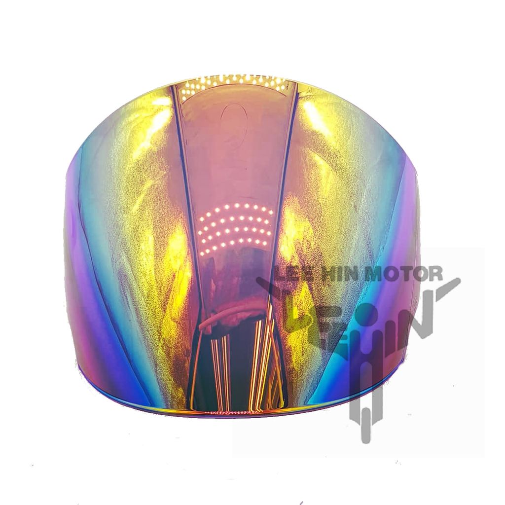 100 Original ARC Ritz Helmet Day Night Visor ( Rainbow ) Lee Hin Motor
