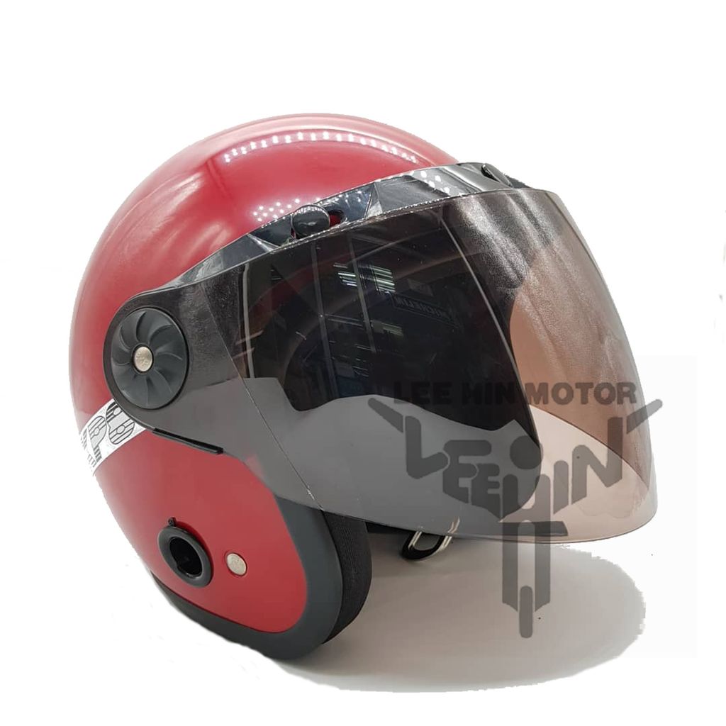 Motorcycle MS88 , SGV 3 Button Half Visor ( Tinted ) Lee Hin Motor