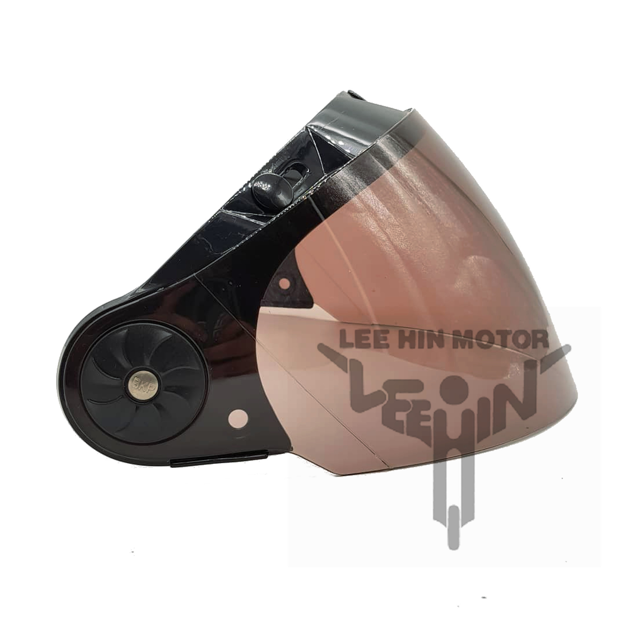 Motorcycle MS88 , SGV 3 Button Half Visor ( Tinted ) – Lee