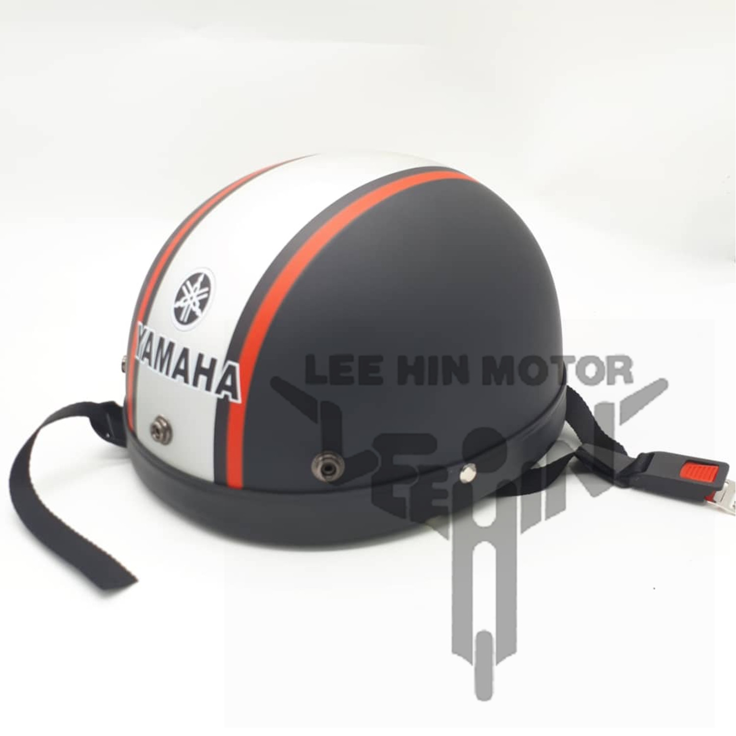 Yamaha HalfCut Helmet_MattBlack Lee Hin Motor