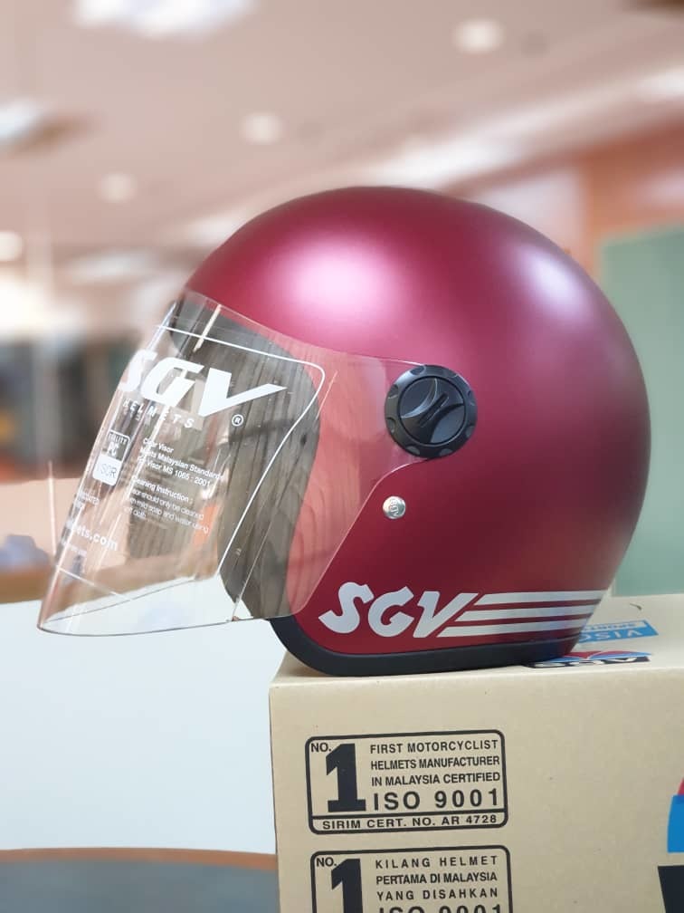 100 Original SGV Sharp Motorcycle Helmet Lee Hin Motor