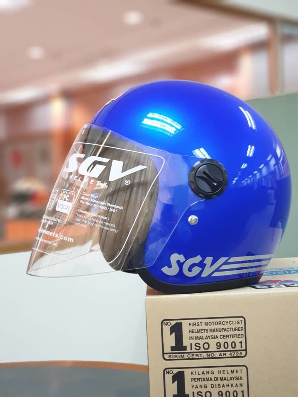 100 Original SGV Sharp Motorcycle Helmet Lee Hin Motor