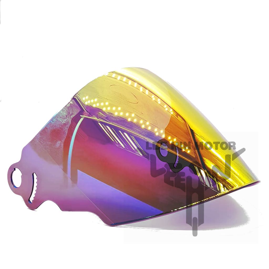 100 Original ARC Ritz Helmet Day Night Visor ( Rainbow ) Lee Hin Motor