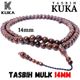 Tasbih Coklat 99 Mulk 14mm