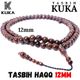 Tasbih Coklat 99 Haqq 12mm
