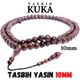 Tasbih Coklat 99 Yasin 10mm