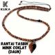 Rantai Tasbih Minik Coklat (Daun)