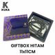 Giftbox Hitam (Plastic) + Kuka SleeveBox