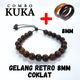 Gelang Retro 8mm Coklat