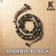 Tasbih 99 Marble Black