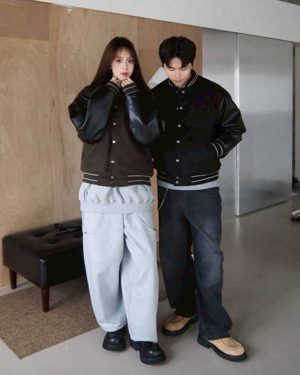 LINE_ALBUM_拼接皮革棒球外套 黑咖 F 3980_260119_8