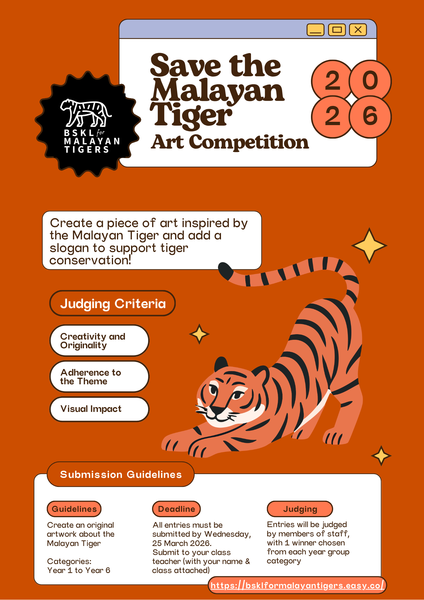 Tiger art competition