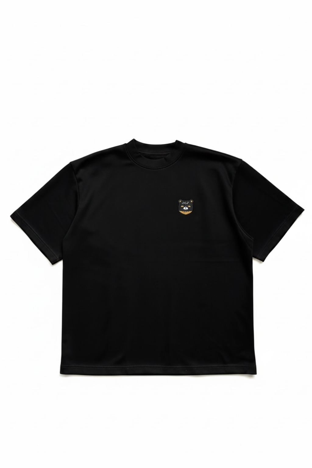 Udam Oversized Graphic Tee | Black, front view (08) - Oleng & Co.