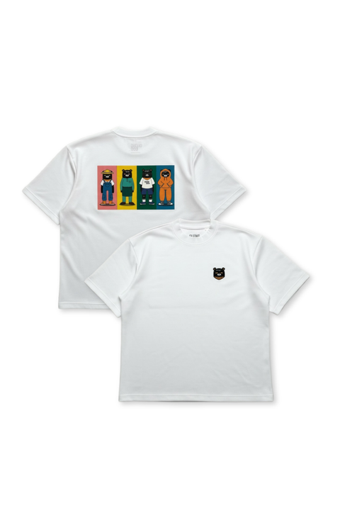 Udam Oversized Graphic Tee | White, dual view (13) - Oleng & Co.