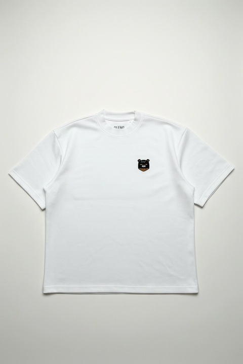 Udam Oversized Graphic Tee | White, front view (11) - Oleng & Co.