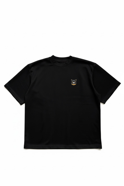 Udam Life4Cut Oversized Graphic Tee | Black, front view (08) - Oleng & Co.
