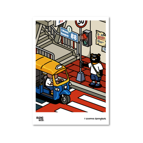 Website - Posters - A3 Poster - I Wanna Bangkok