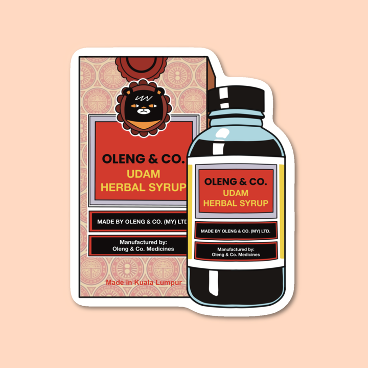 Website - Deco Sticker - Udam Herbal Syrup
