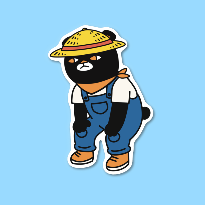 Website - Deco Sticker - Bending Bear