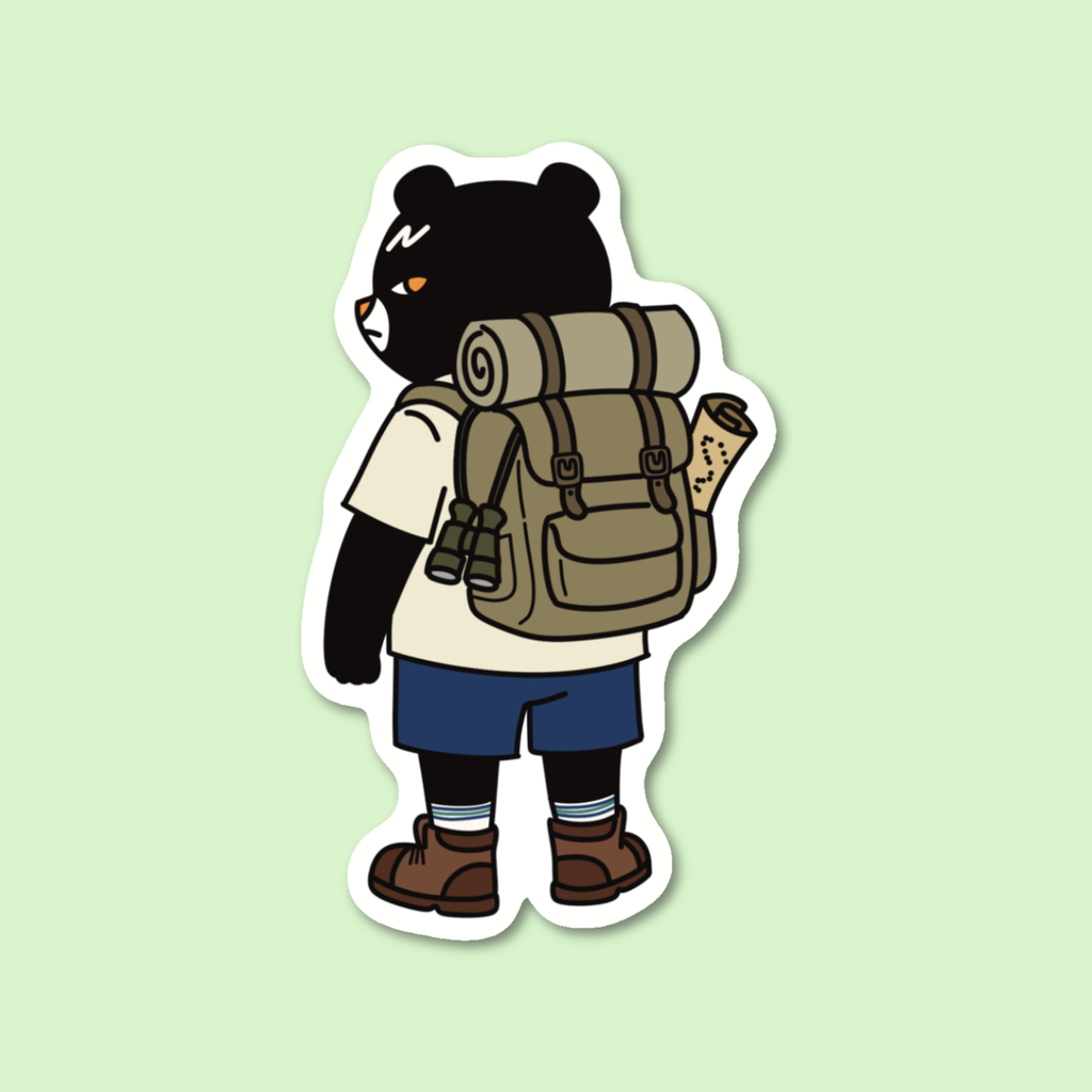 Website - Deco Sticker - Grumpy Explorer