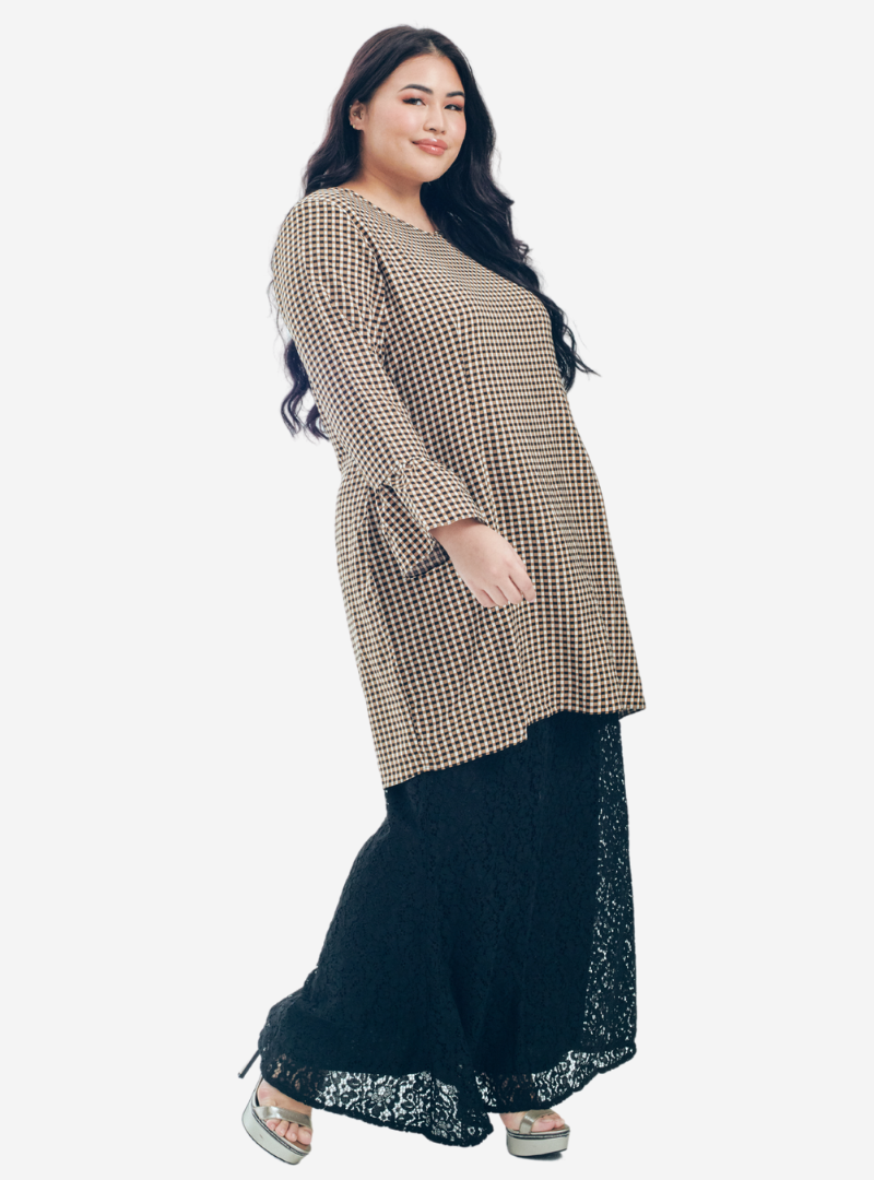 Copy of Description Long Sleeve Asymetrical Puff Sleeve Stretchable - Very Sheer - No - Ribbed Cotton - Long Skirt  Ukur lilit pada punggung (Hip) boleh stretch up to 3 to 6 (13).png