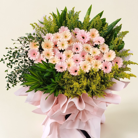 Radiant Prosperity gerbera grand opening stand with delivery in Kuala Lumpur and Selangor-delivery-kl-selangor-1