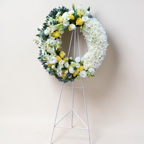 Faithful Light condolence and funeral flowers sympathy stand with delivery in Kuala Lumpur and Selangor
