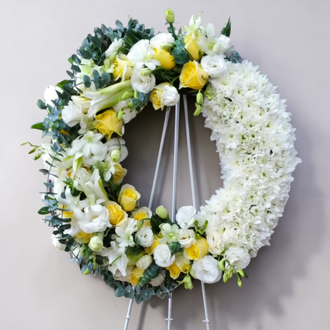 Faithful Light condolence and funeral flowers sympathy stand with delivery in Kuala Lumpur and Selangor