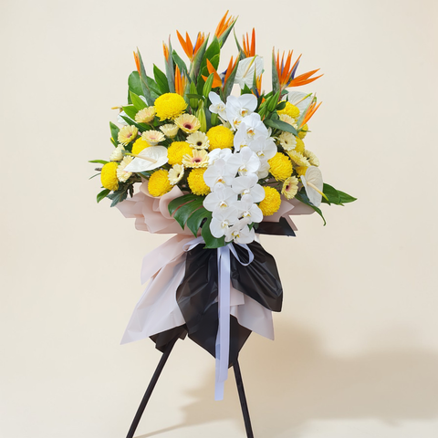 Tender Memories condolence and funeral flowers sympathy stand with delivery in Kuala Lumpur and Selangor