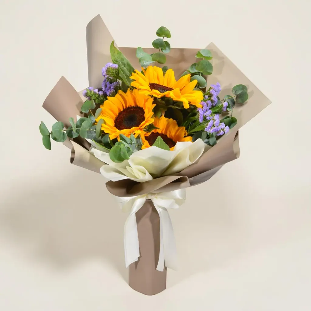 Success Celebration sunflower bouquet for university graduation with delivery in Kuala Lumpur and Selangor