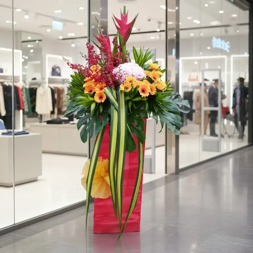 Radiant Achievement crab claw and orchid grand opening stand with delivery in Kuala Lumpur and Selangor