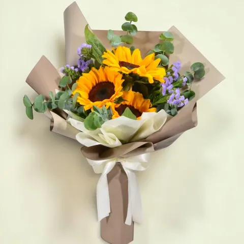 Success Celebration sunflower bouquet for university graduation with delivery in Kuala Lumpur and Selangor