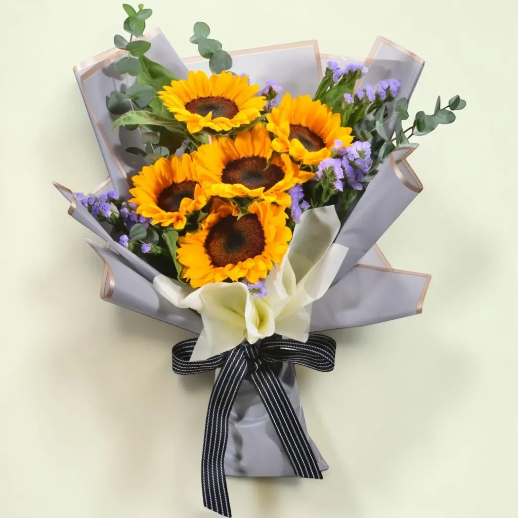 Proud Achievement sunflower bouquet for university graduation with delivery in Kuala Lumpur and Selangor