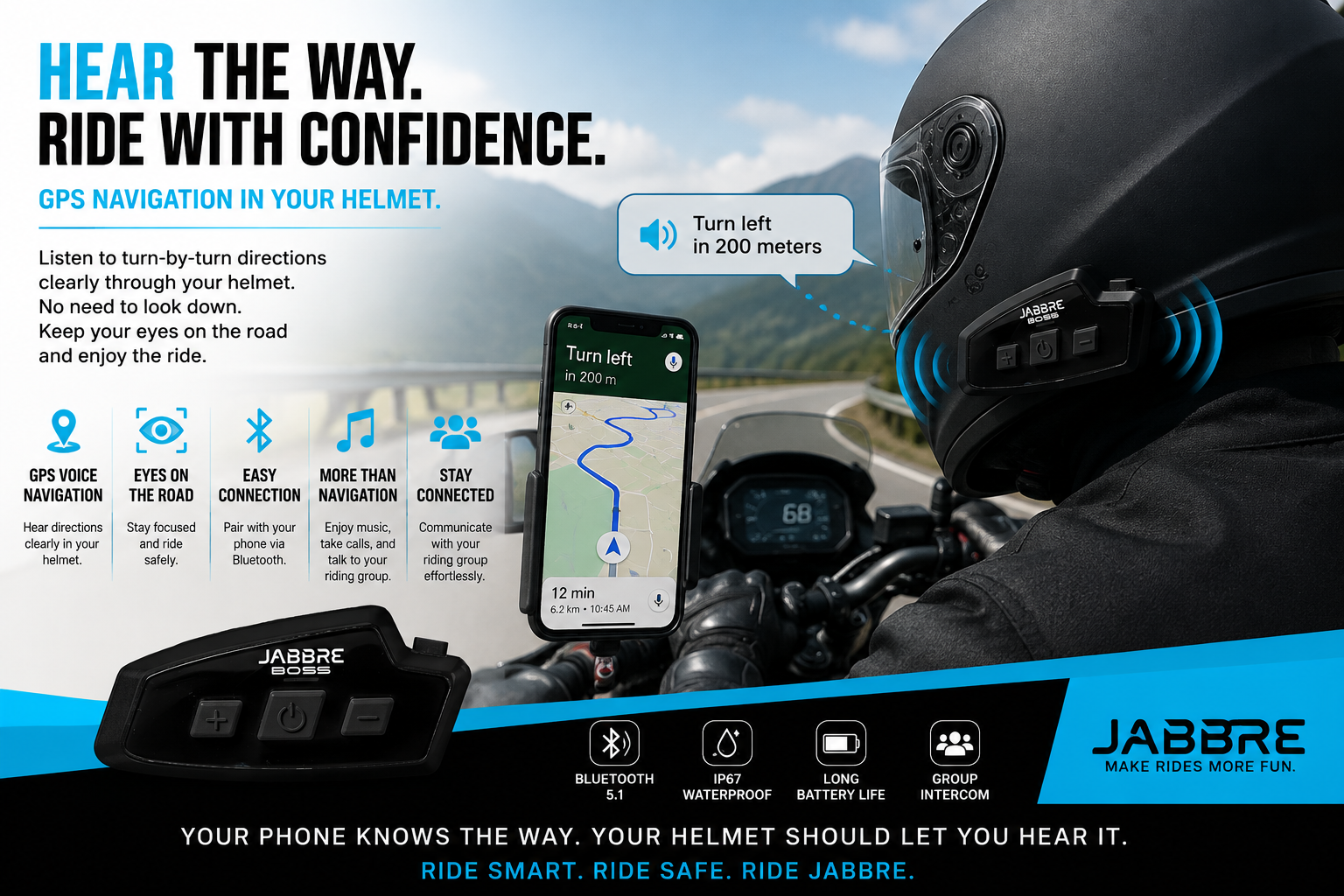 How to Hear GPS Navigation in Your Helmet
