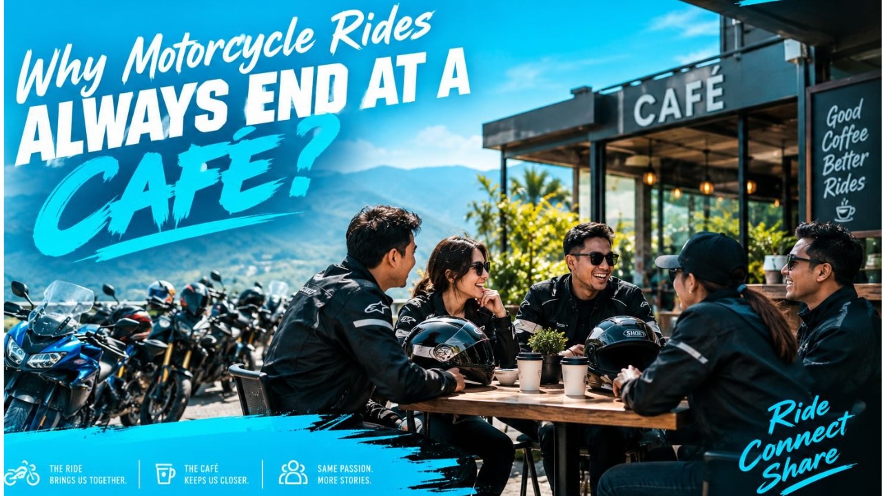 Why Motorcycle Rides Always End at a Café