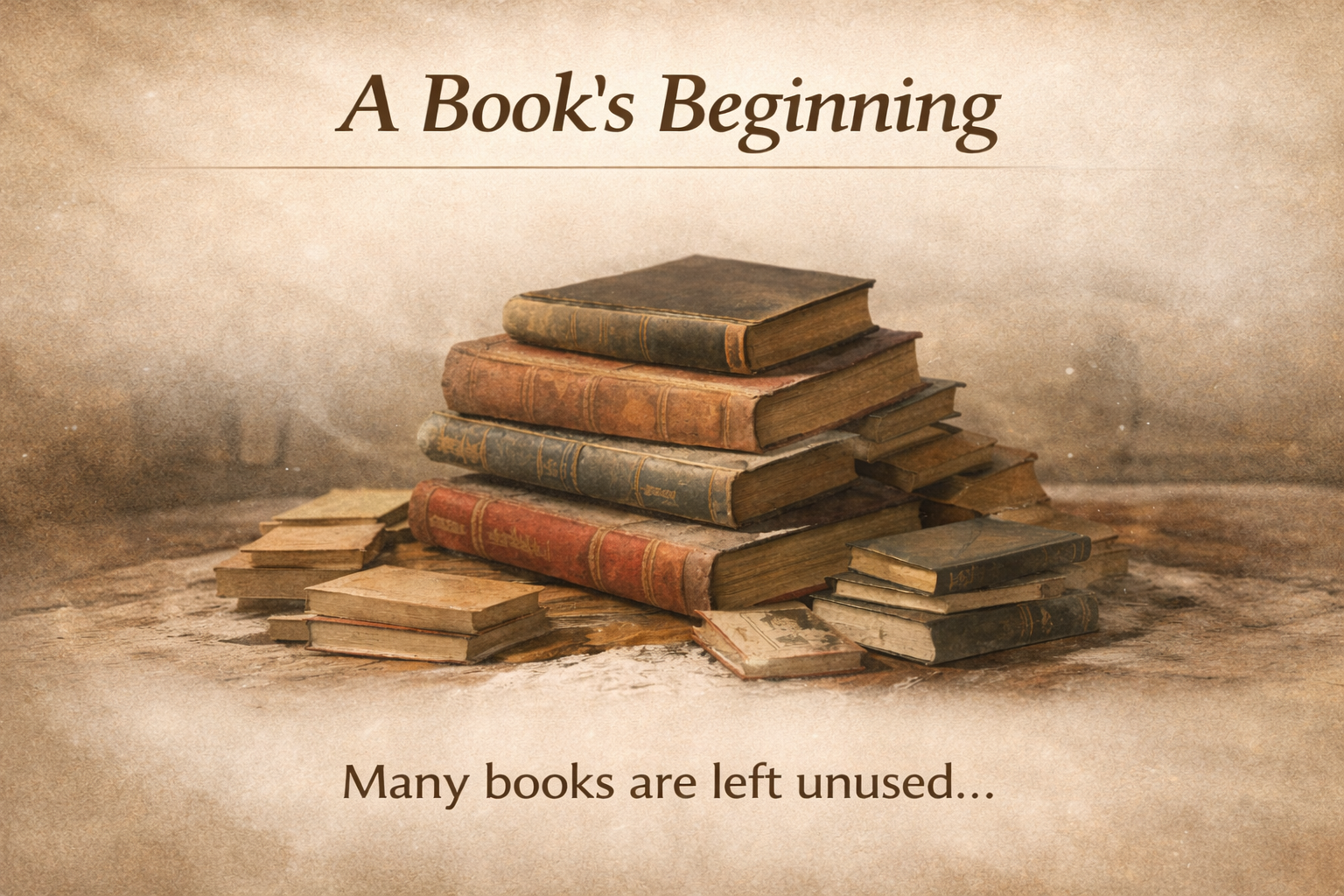 A Book's Beginning | Bookadoptioncentre