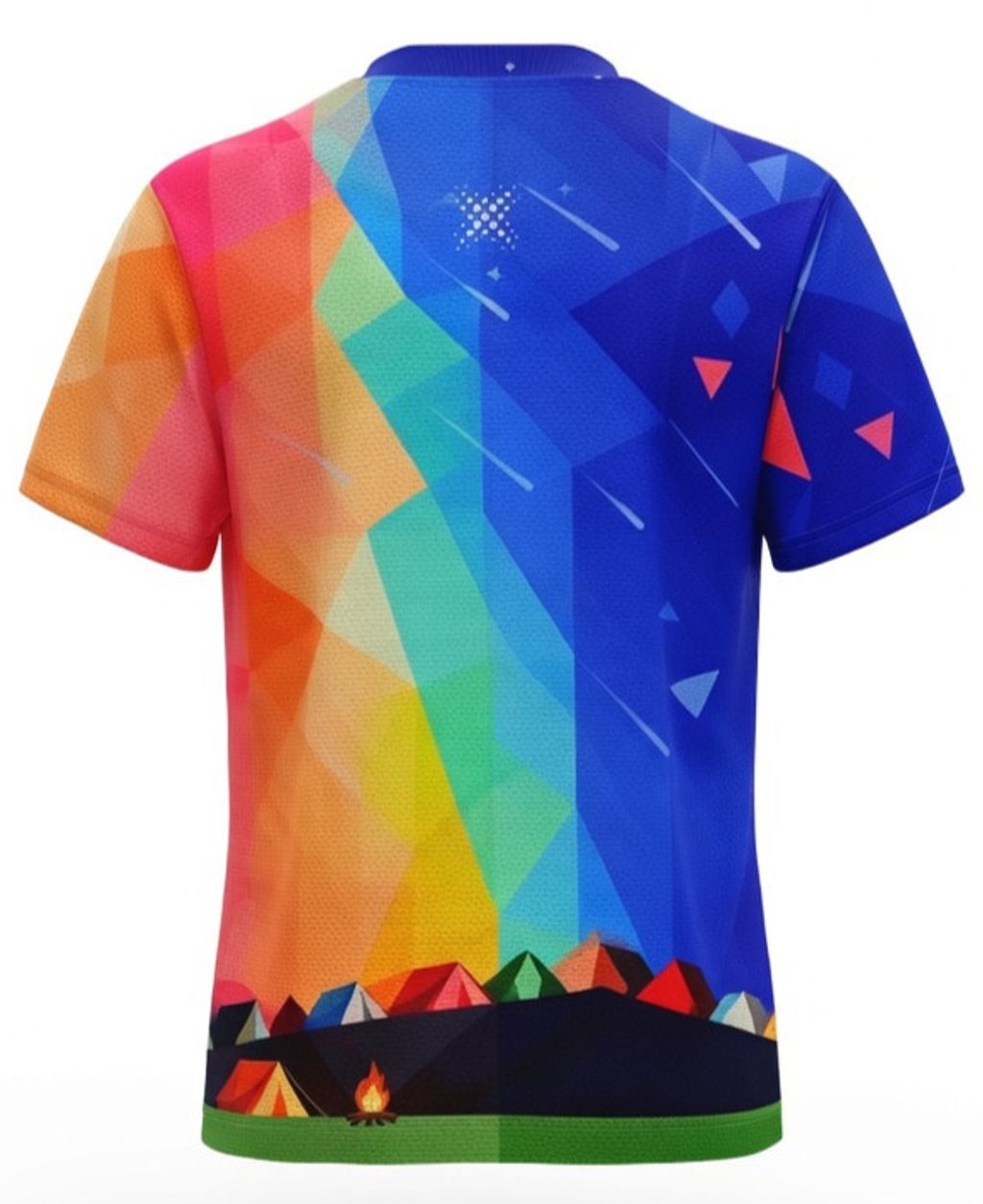 back-Meteor shower camping 