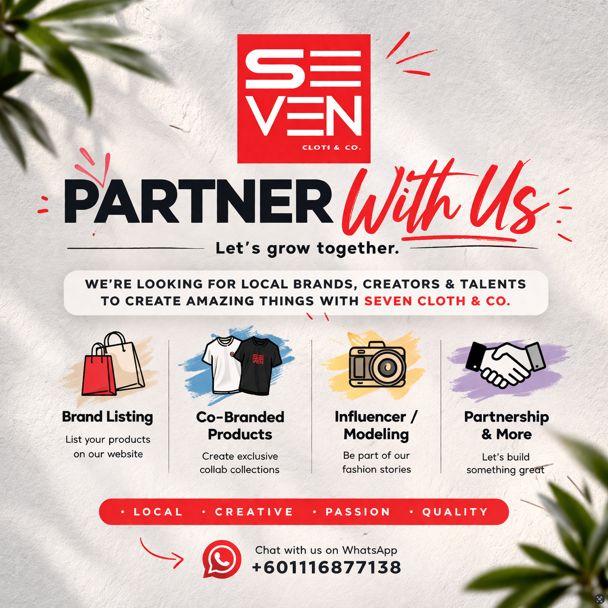 Partner with us – collaborate today