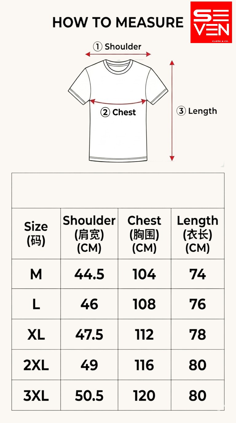 shirt size chart