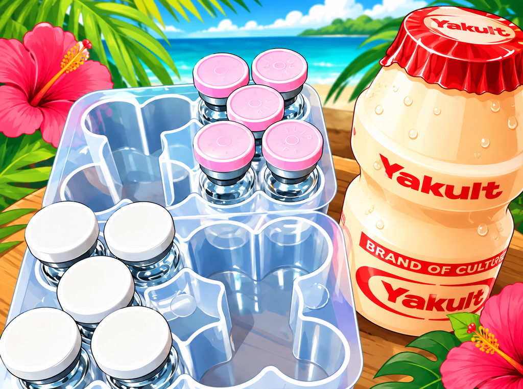 Tropical Probiotic Beach Display