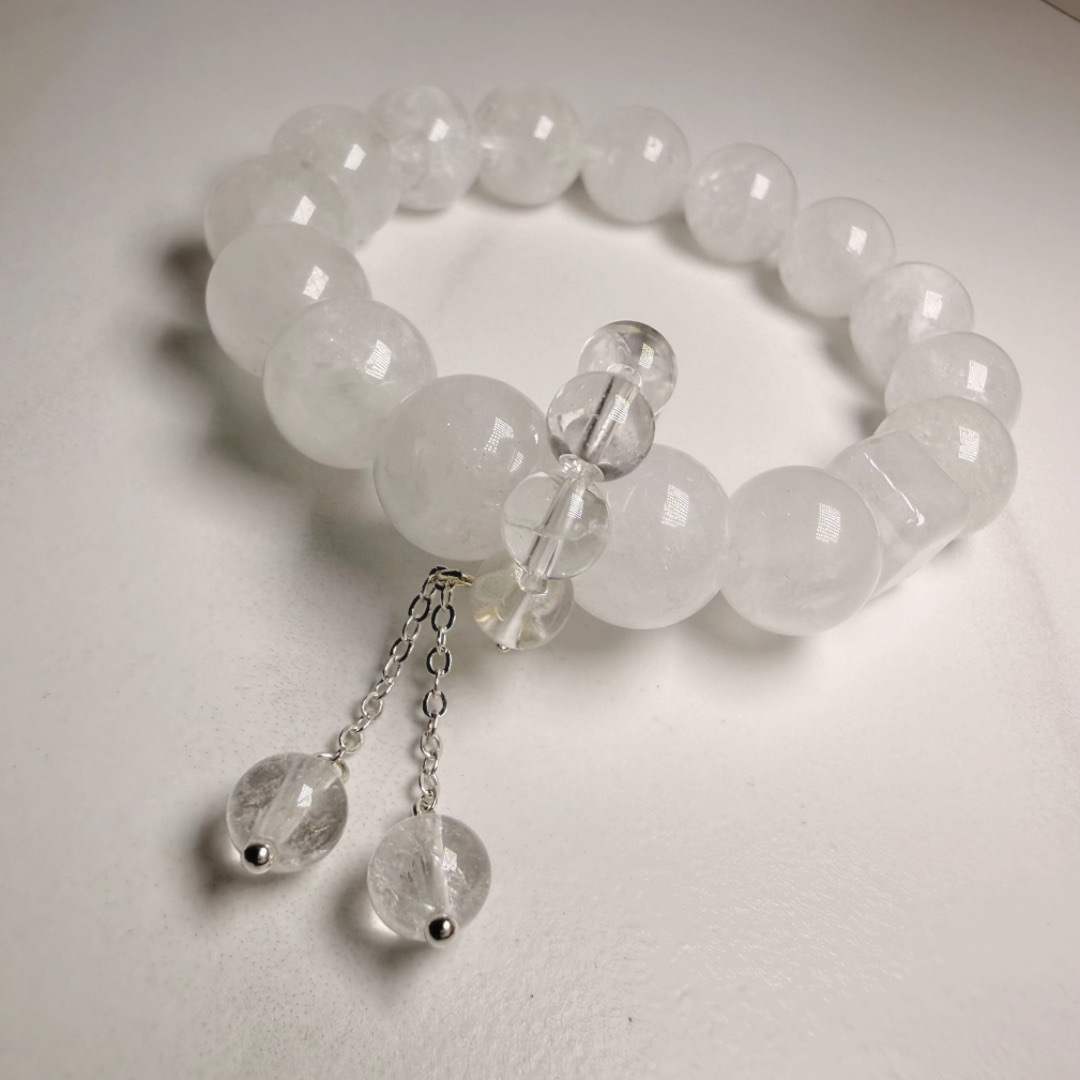 白水晶方糖隔珠