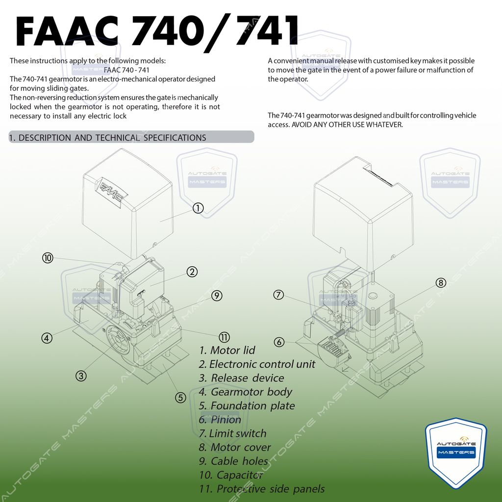 751-752 FAAC 740-741 AC SLIDING-09