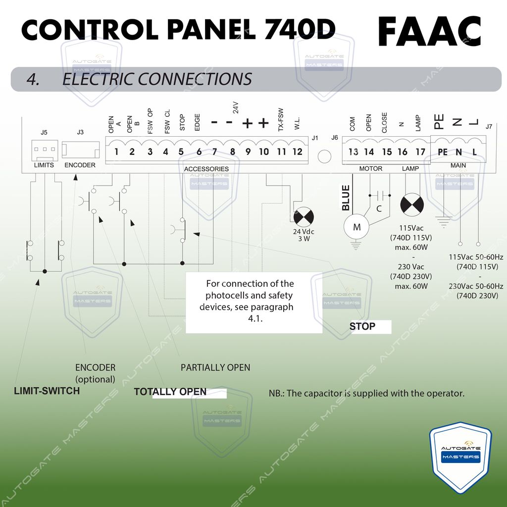 751-752 FAAC 740-741 AC SLIDING-25
