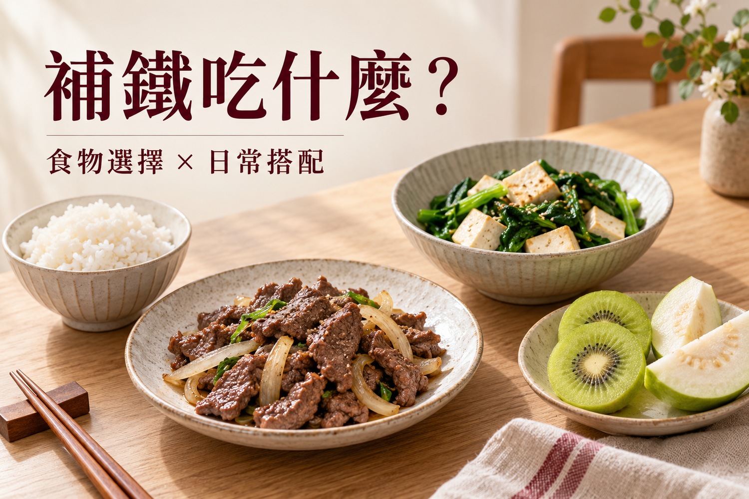 補鐵吃什麼？含鐵食物、吸收搭配與補充品挑選一次看懂