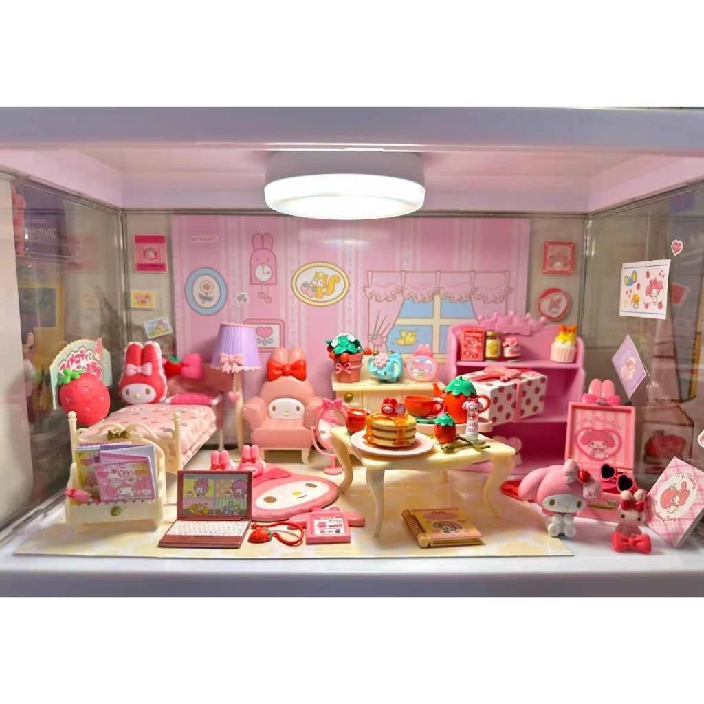 透明擺件收納盒(不帶燈)不含內容擺件商品