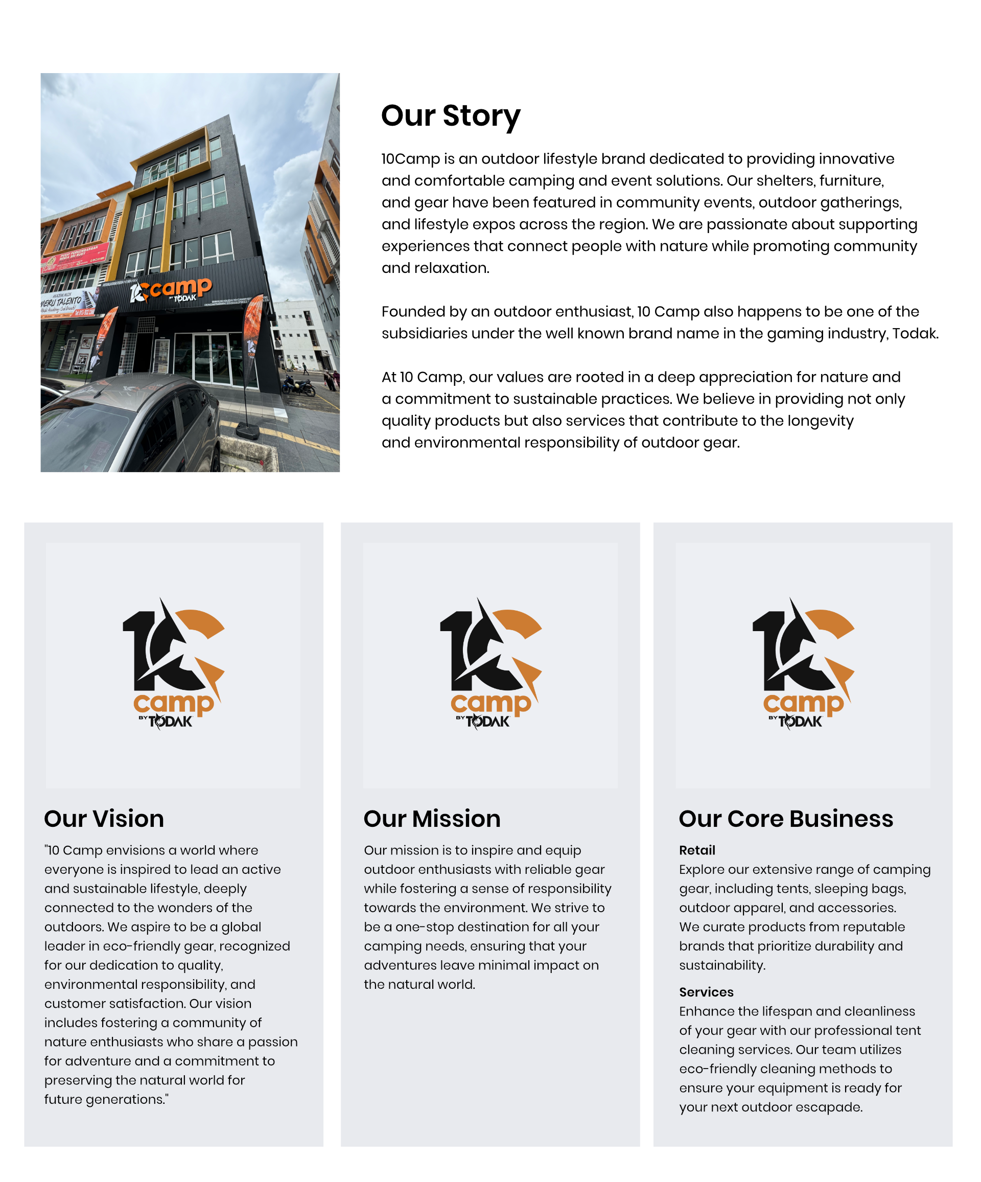 about us info